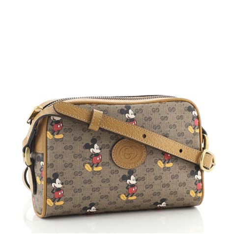 gucci mickey mouse bag black
